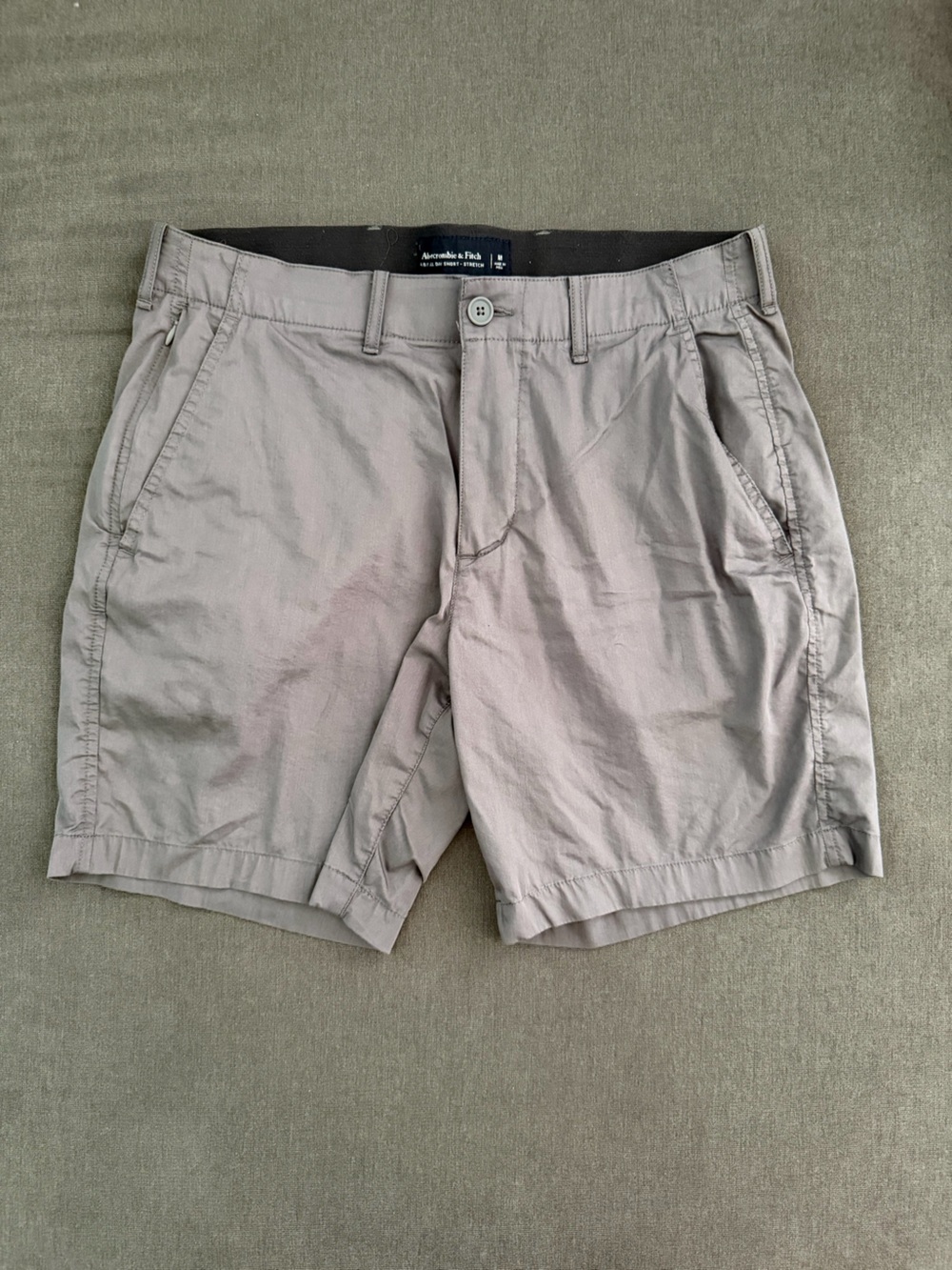 Dark Gray 6 Inch Abercrombie Shorts
